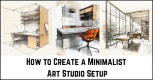 Read more about the article How to Create a Minimalist Art Studio Setup (9 Principles + Inspiration)