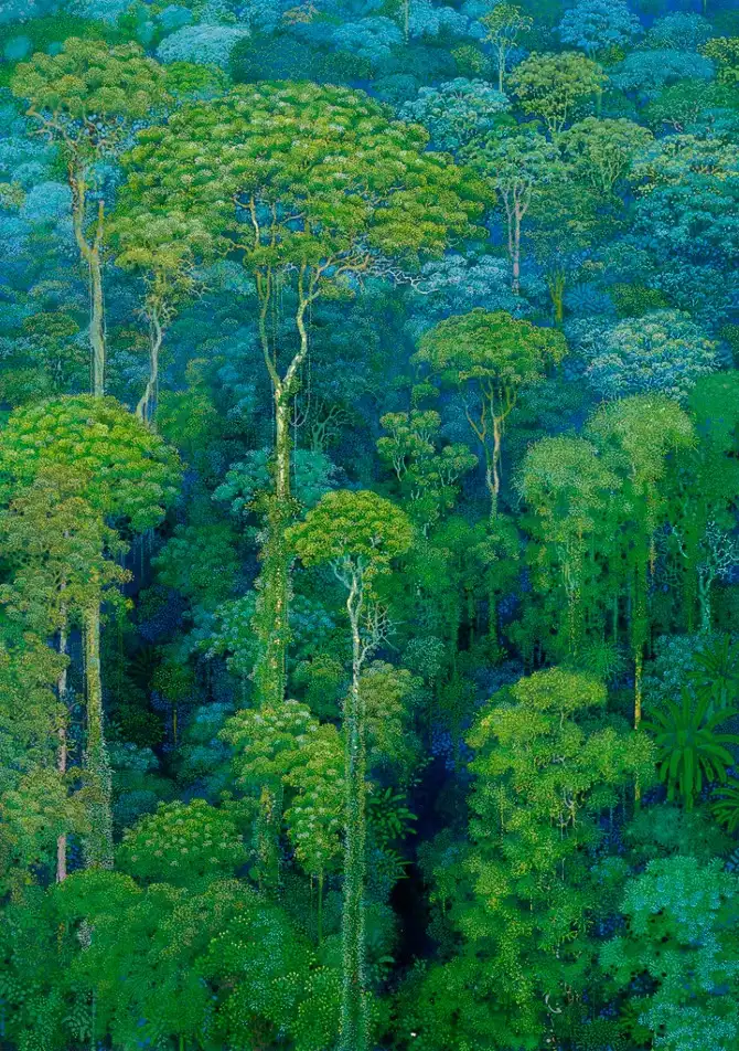 Greatest forest landscape paintings Isono