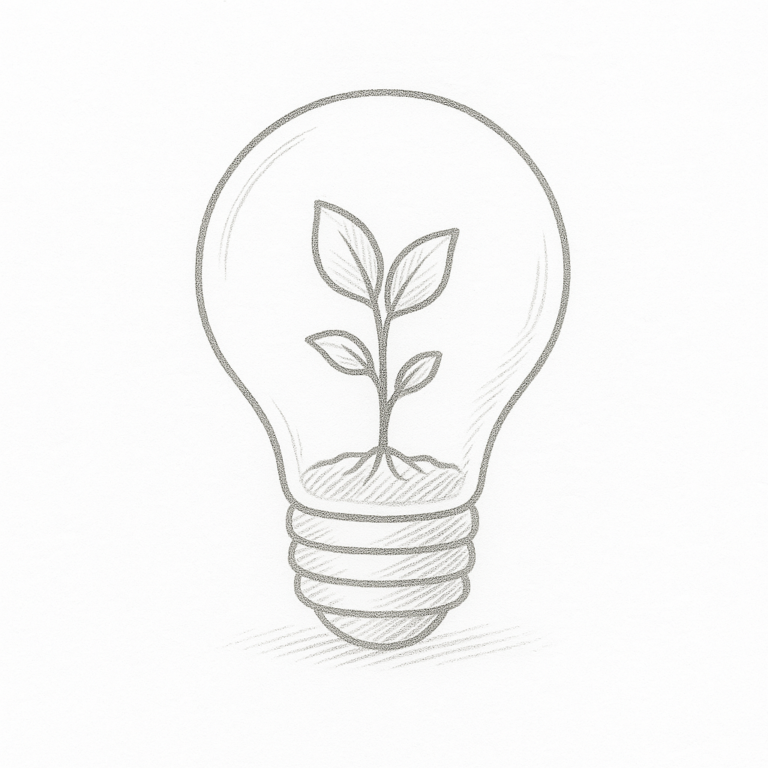 Simple drawing light bulb for beginners
