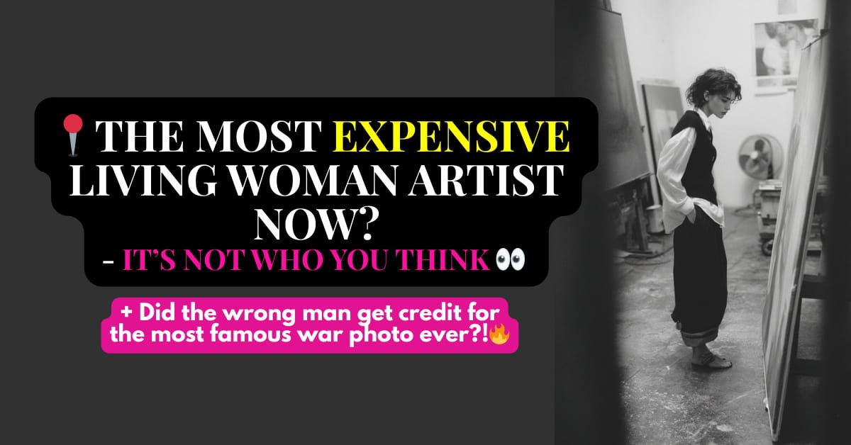 You are currently viewing The Most Expensive Living Woman Artist? It’s Not Who You Think 👀